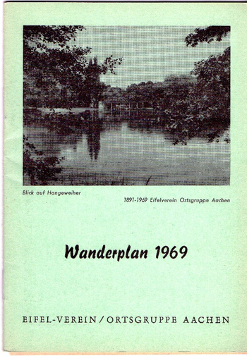 Wanderplan 1969 Seite 1
